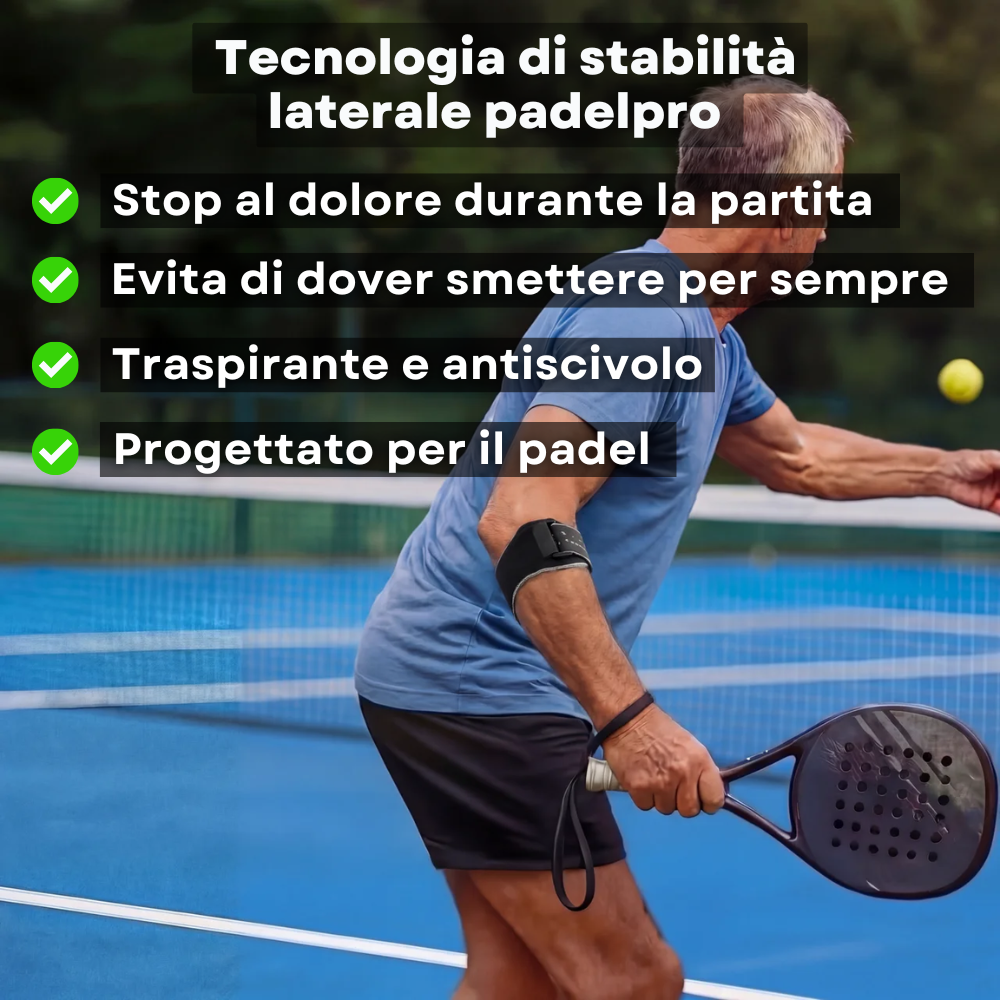 Supporto al gomito – Assorbe le vibrazioni della racchetta