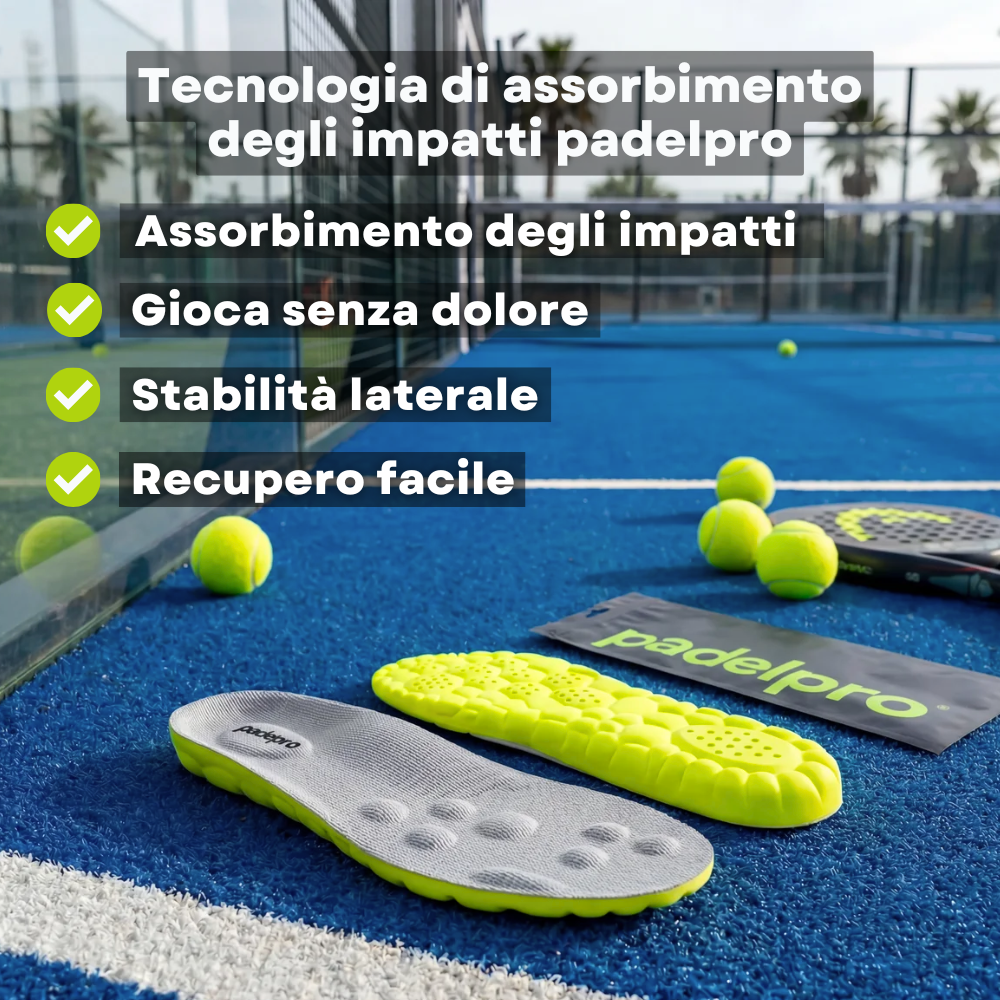 Solette Padel Pro – Gioca più a lungo, senza dolore