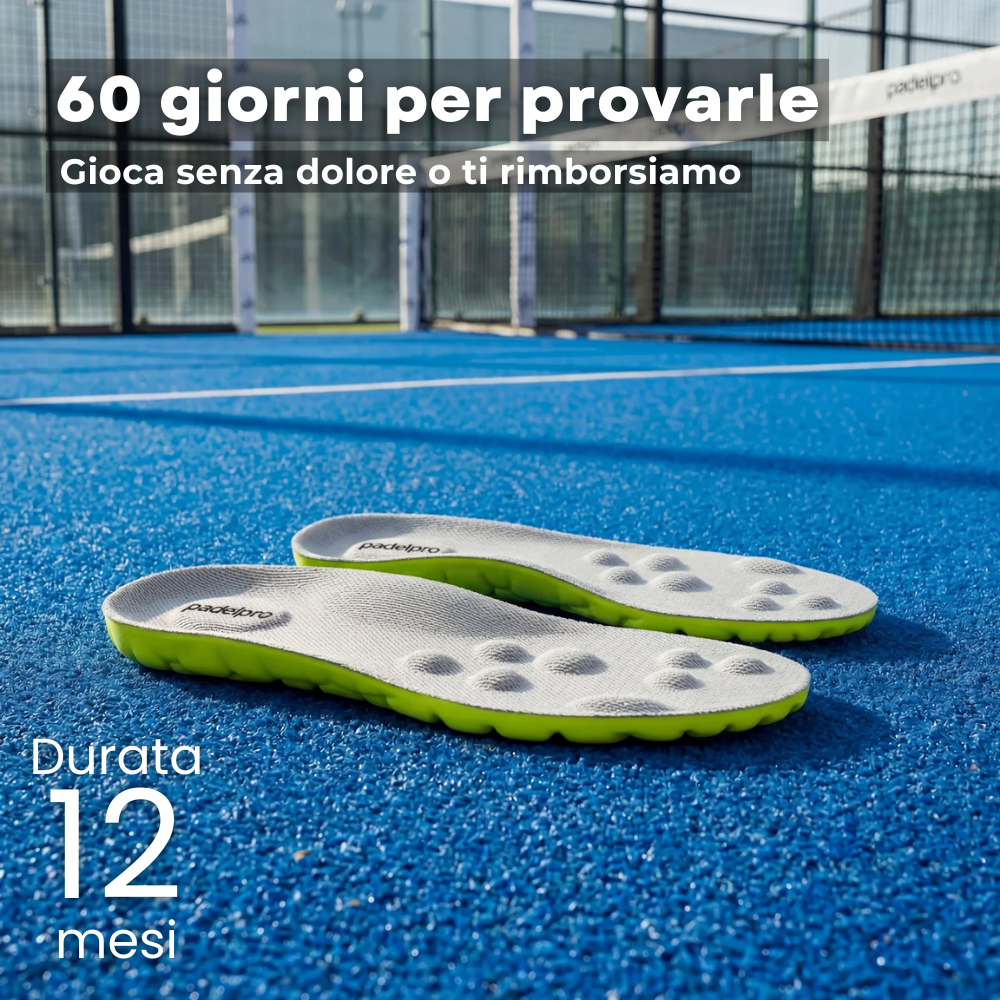 Solette Padel Pro – Gioca più a lungo, senza dolore