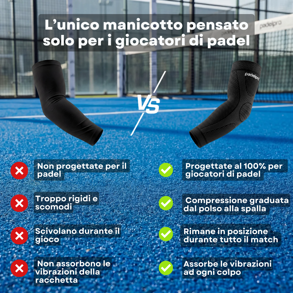Manicotto PadelPro – Stabilità totale ad ogni colpo